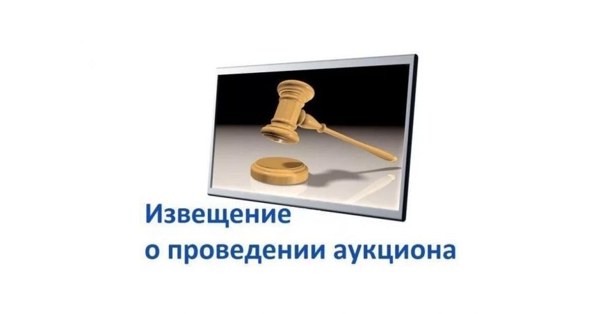 Проведение открытого аукциона на право заключения договора аренды.